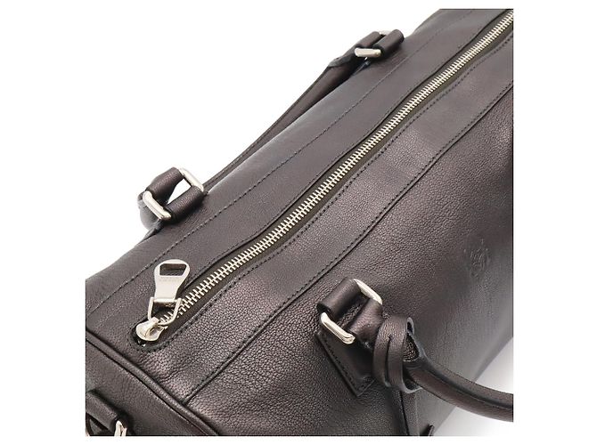 Bolso de hombro Loewe Mini Boston Castaño Azul - vista 6