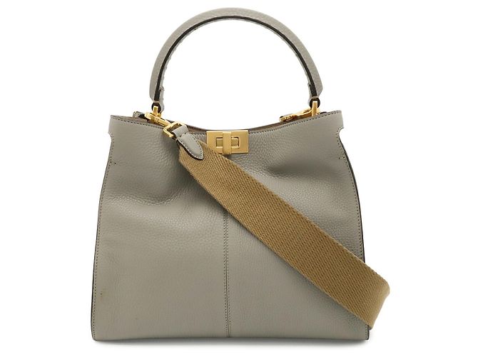 Fendi Peekaboo X-Lite Medium Handtasche Braun - Ansicht 2