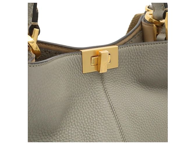 Fendi Peekaboo X-Lite Medium Handtasche Braun - Ansicht 6