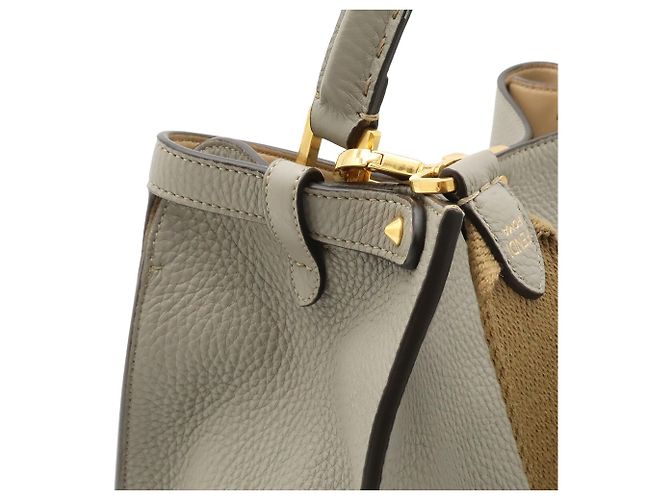 Fendi Peekaboo X-Lite Medium Handtasche Braun - Ansicht 8