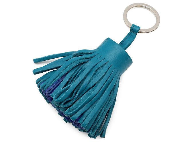 Hermès Hermes Carmen Bicolor Schlüsselanhänger Blau - Ansicht 2