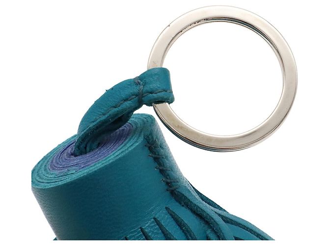 Hermès Hermes Carmen Bicolor Schlüsselanhänger Blau - Ansicht 5