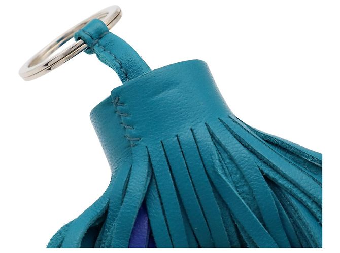 Hermès Hermes Carmen Bicolor Schlüsselanhänger Blau - Ansicht 6