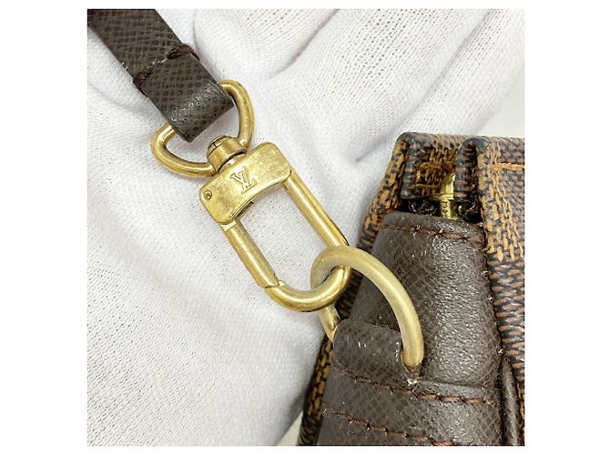 Louis Vuitton Damier Trousse Makeup Bag/Pouch N51982 Ebene Damier ebene - vista 10