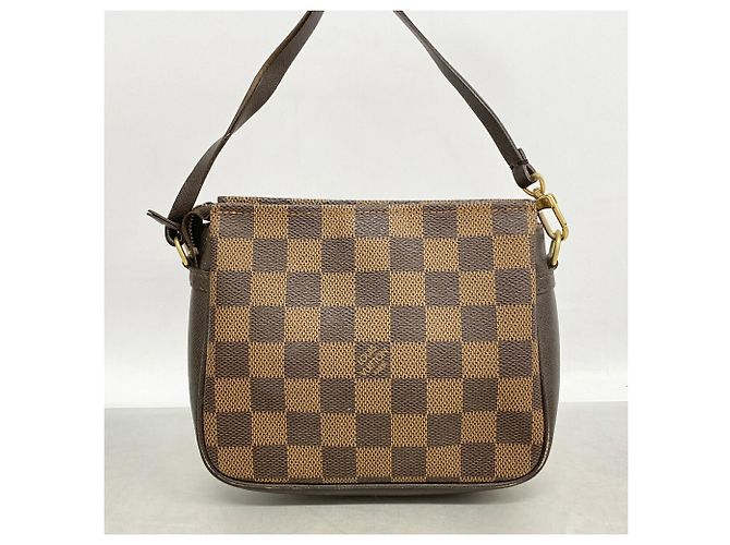 Louis Vuitton Damier Trousse Makeup Bag/Pouch N51982 Ebene Damier ebene - vista 11