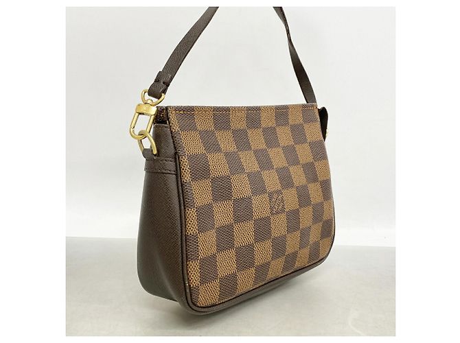 Louis Vuitton Damier Trousse Makeup Bag/Pouch N51982 Ebene Damier ebene - vista 2