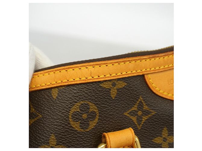 Sac à main Louis Vuitton Monogram Palermo PM Marron - vue 10