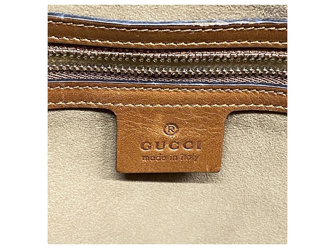 Borsa a mano 2-Way Gucci GG Supreme Brown Marrone - vista 5