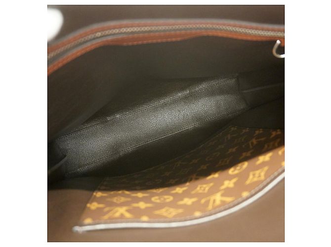 Louis Vuitton Nomade Sac Plat Tote Bag Marrom - vista 4
