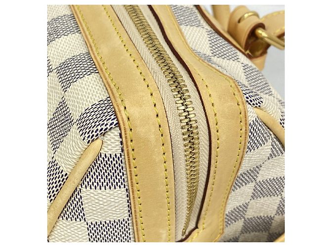 Louis Vuitton Damier Azur Berkeley Handtasche Weiß - Ansicht 10