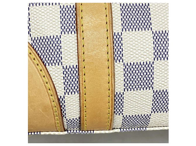 Louis Vuitton Damier Azur Berkeley Handtasche Weiß - Ansicht 11