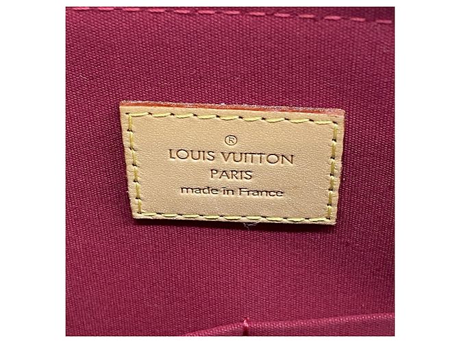 Sac à main Louis Vuitton Alma PM Vernis Rouge - vue 5