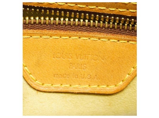 Sac à épaule Louis Vuitton Monogram Looping GM Marron - vue 5