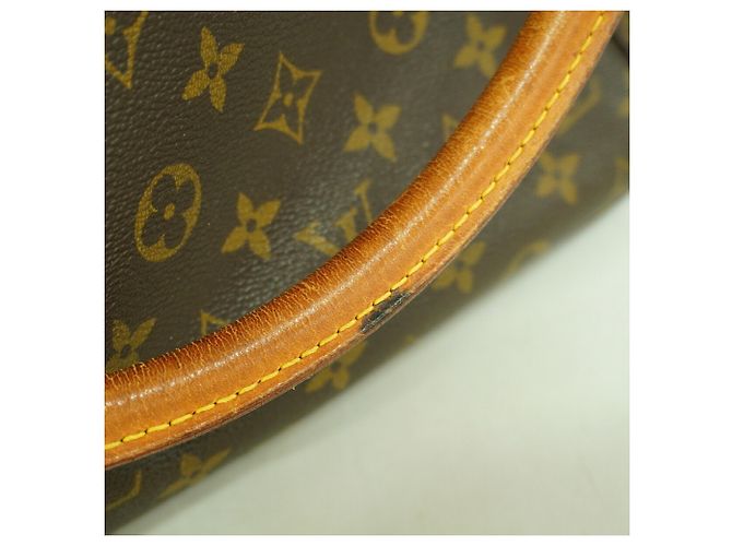 Sac à épaule Louis Vuitton Monogram Looping GM Marron - vue 9