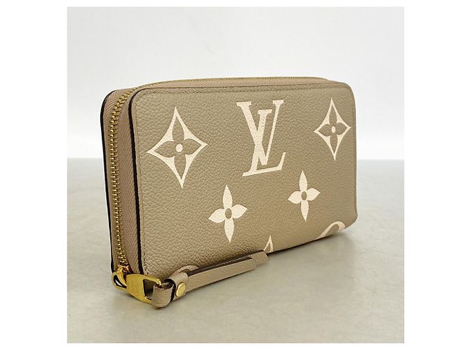Louis Vuitton Monogram Empreinte Bicolor Zippy Wallet Grau Roh - Ansicht 2