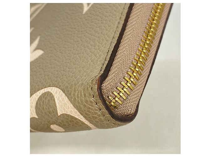 Louis Vuitton Monogram Empreinte Bicolor Zippy Wallet Grau Roh - Ansicht 5