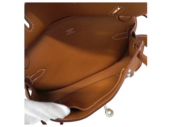 Hermès Sac à épaule Hermes Jypsiere Mini Doré - vue 4