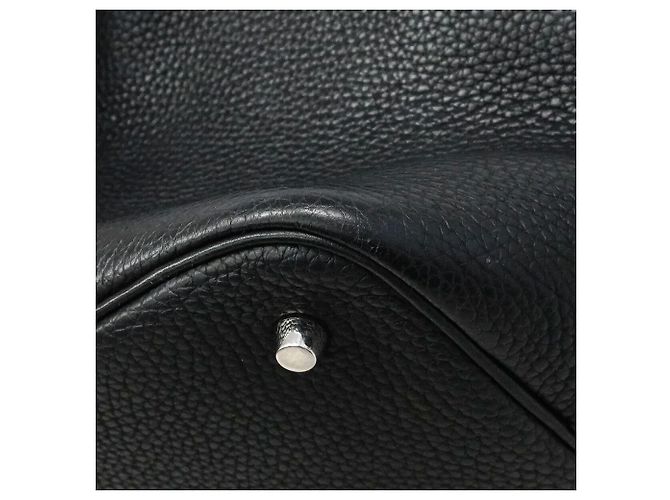 Hermès Bolsa Hermes Picotin Lock MM em couro Taurillon preto - vista 6