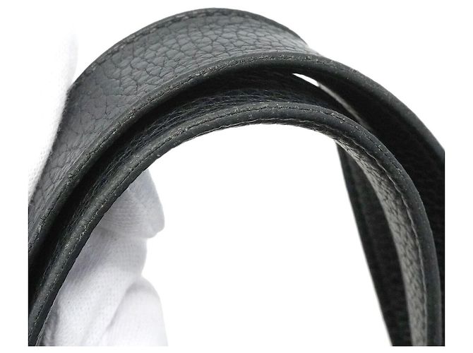 Hermès Bolsa Hermes Picotin Lock MM em couro Taurillon preto - vista 8