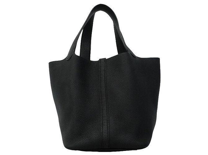 Hermès Bolso Hermes Picotin Lock MM Negro - vista 10