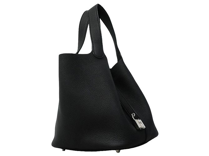 Hermès Bolso Hermes Picotin Lock MM Negro - vista 2