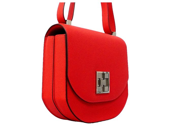 Hermès Borsa a tracolla Hermes Mosaic in pelle Epsom rossa Rosso - vista 2