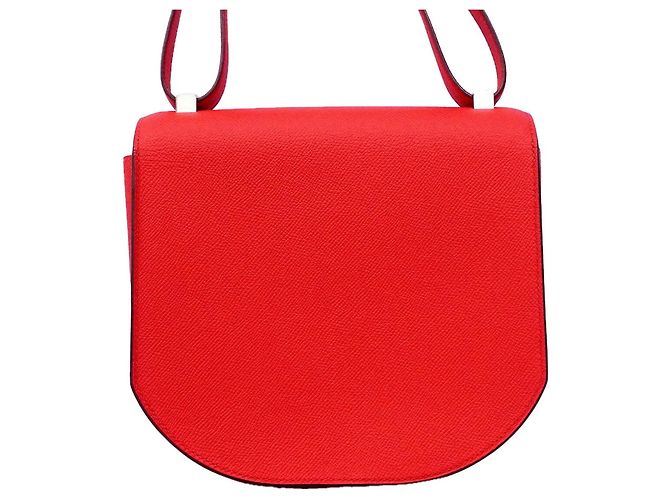 Hermès Borsa a tracolla Hermes Mosaic in pelle Epsom rossa Rosso - vista 8