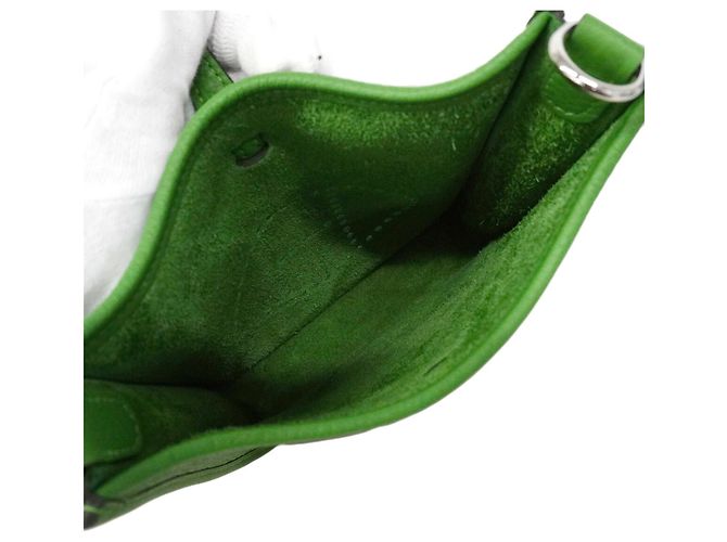Hermès Sac à épaule Hermes Evelyne TPM Vert - vue 4
