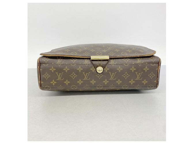 Sac à épaule Louis Vuitton Monogram Abbesses Marron - vue 3