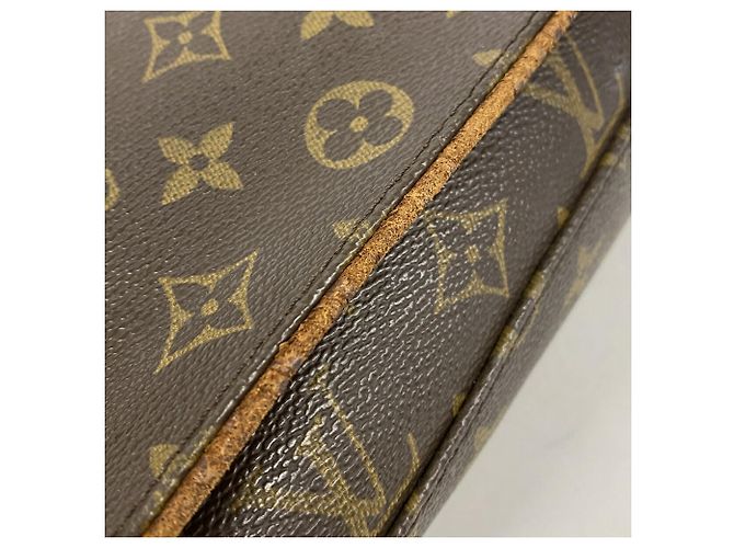 Sac à épaule Louis Vuitton Monogram Abbesses Marron - vue 8