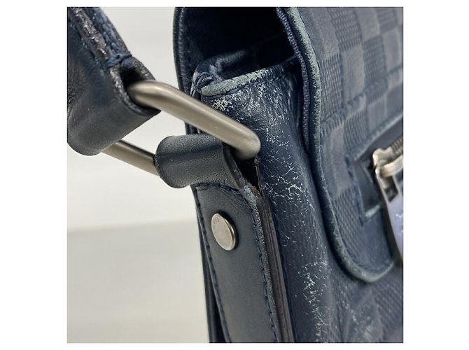 Borsa a tracolla Louis Vuitton Damier Infini District PM - vista 10
