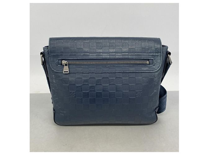 Borsa a tracolla Louis Vuitton Damier Infini District PM - vista 11
