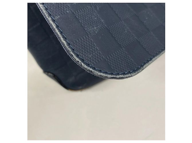 Borsa a tracolla Louis Vuitton Damier Infini District PM - vista 8