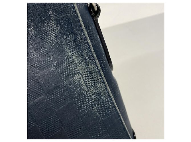 Borsa a tracolla Louis Vuitton Damier Infini District PM - vista 9