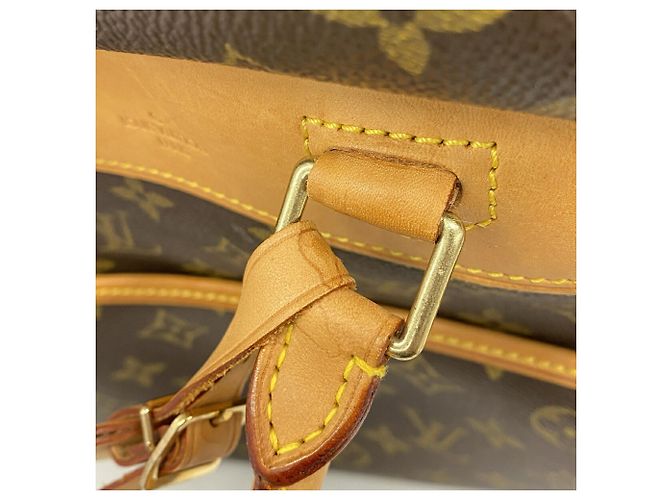 Sac à main Louis Vuitton Monogram Deauville Marron - vue 10