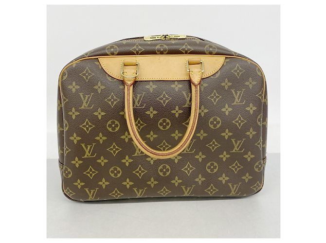 Sac à main Louis Vuitton Monogram Deauville Marron - vue 12