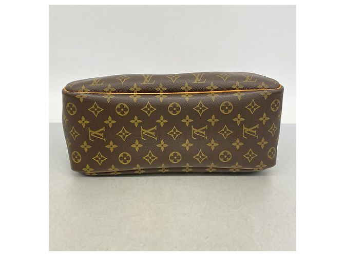 Sac à main Louis Vuitton Monogram Deauville Marron - vue 3