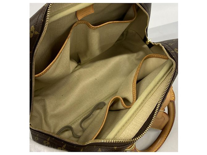 Sac à main Louis Vuitton Monogram Deauville Marron - vue 4
