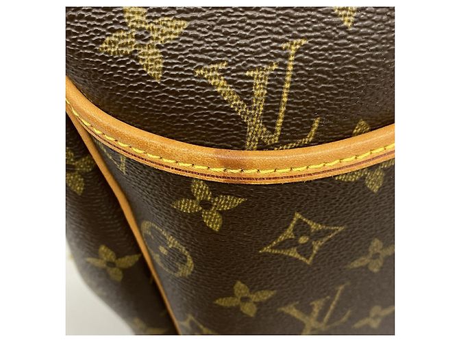 Sac à main Louis Vuitton Monogram Deauville Marron - vue 6