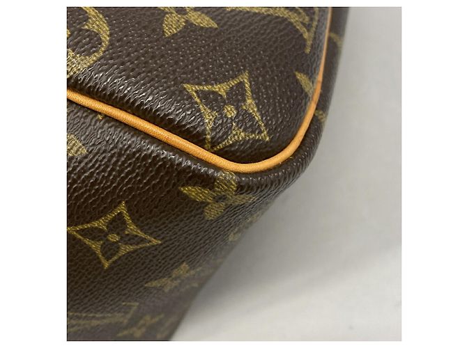 Sac à main Louis Vuitton Monogram Deauville Marron - vue 7