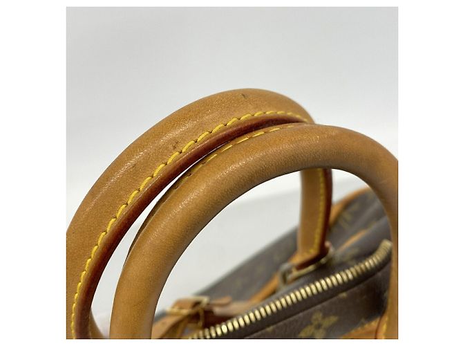 Sac à main Louis Vuitton Monogram Deauville Marron - vue 8