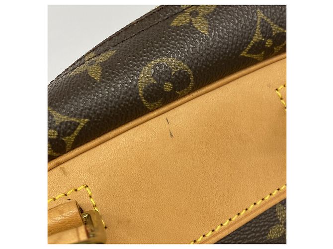 Sac à main Louis Vuitton Monogram Deauville Marron - vue 9