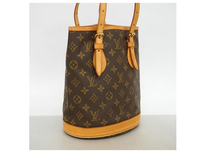 Sac Cabas Louis Vuitton Monogram Bucket PM M42238 Marron - vue 2