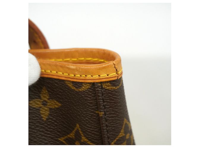 Sac Cabas Louis Vuitton Monogram Bucket PM M42238 Marron - vue 6
