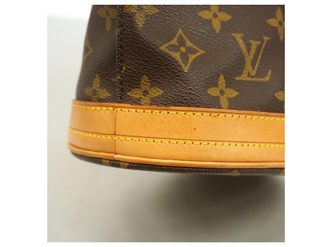 Sac Cabas Louis Vuitton Monogram Bucket PM M42238 Marron - vue 9