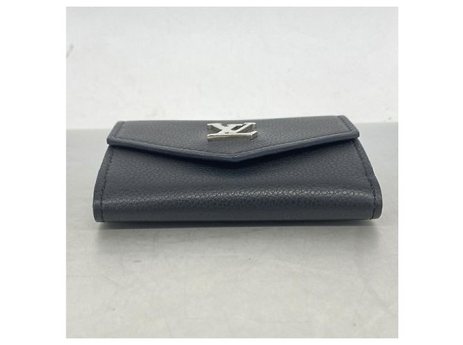 Louis Vuitton Portefeuille Lock Mini Tri-fold Wallet Preto - vista 2