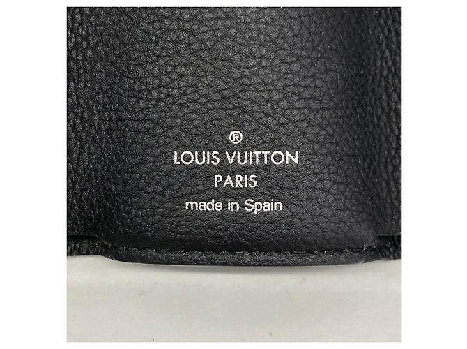 Louis Vuitton Portefeuille Lock Mini Tri-fold Wallet Preto - vista 4