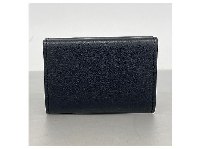 Louis Vuitton Portefeuille Lock Mini Tri-fold Wallet Preto - vista 8