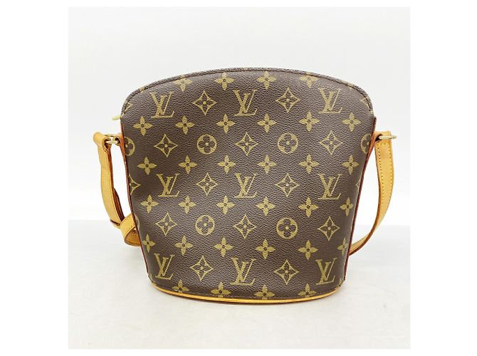 Louis Vuitton Monogram Druot Shoulder Bag Brown - view 10