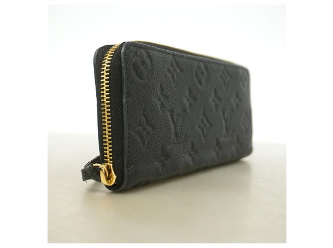 Louis Vuitton Monogram Empreinte Portefeuille Clemence Long Wallet Nero - vista 2